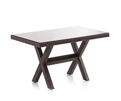 Cross Rattan Masa